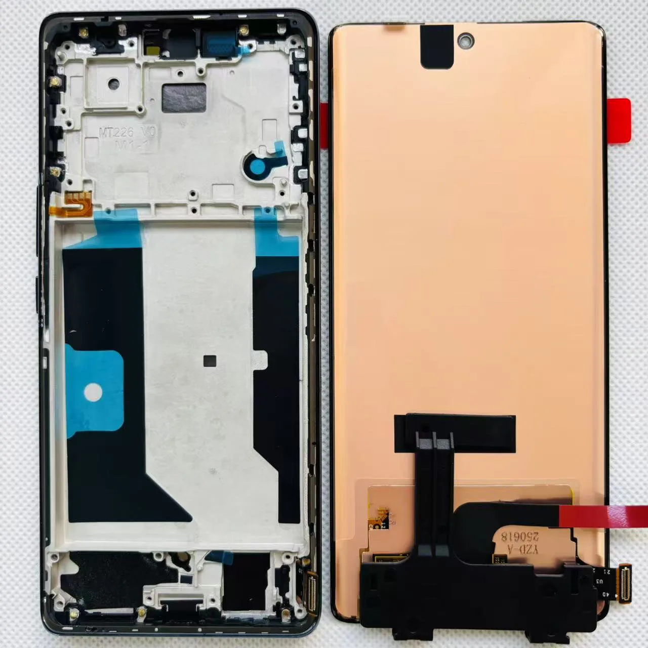 6.78' Original AMOLED For vivo V29 Lite 5G V2244 LCD Display Screen For VIVO V29lite LCD Touch Screen Digitizer Assembly W Frame