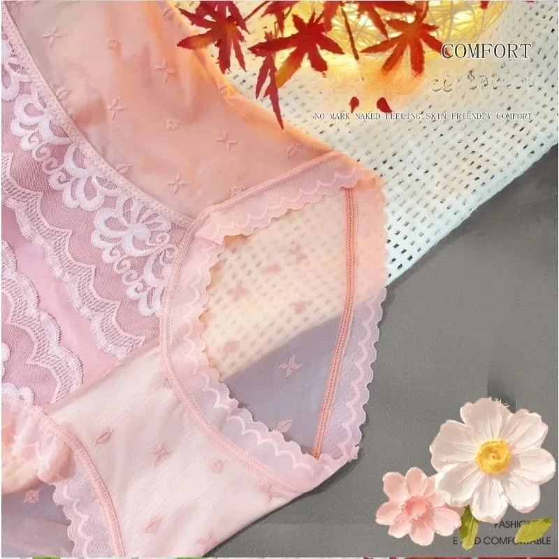 Parisian Inspired Contour Lace Panties Briefs Illusion Mesh Underwear Medical Grade Sculpting Jacquard Gusset Liberty Chic sexy
