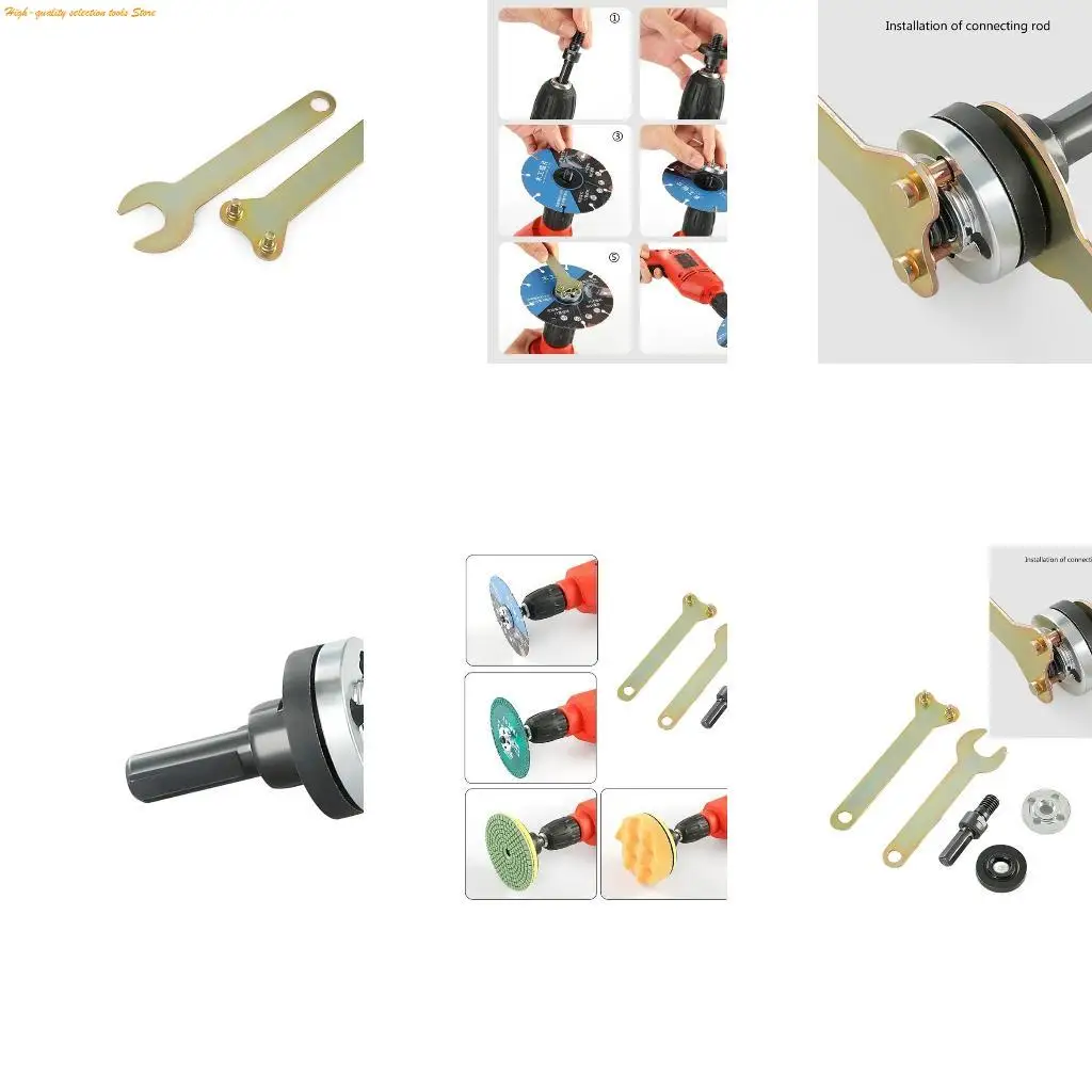 

203F Адаптер насадок для сверл Электроинструмент Многоразовое использование для преобразования электрической дрели в угловые для