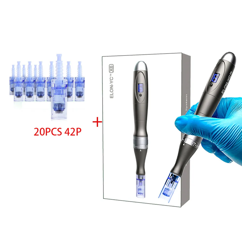 20 Pcs Cartridges needle Wireless Dermapen X6 for Face and Body