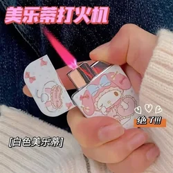 New cute cartoon helloKitty inflatable lighter wholesale windproof Kuromi Melody female boyfriend gift anime