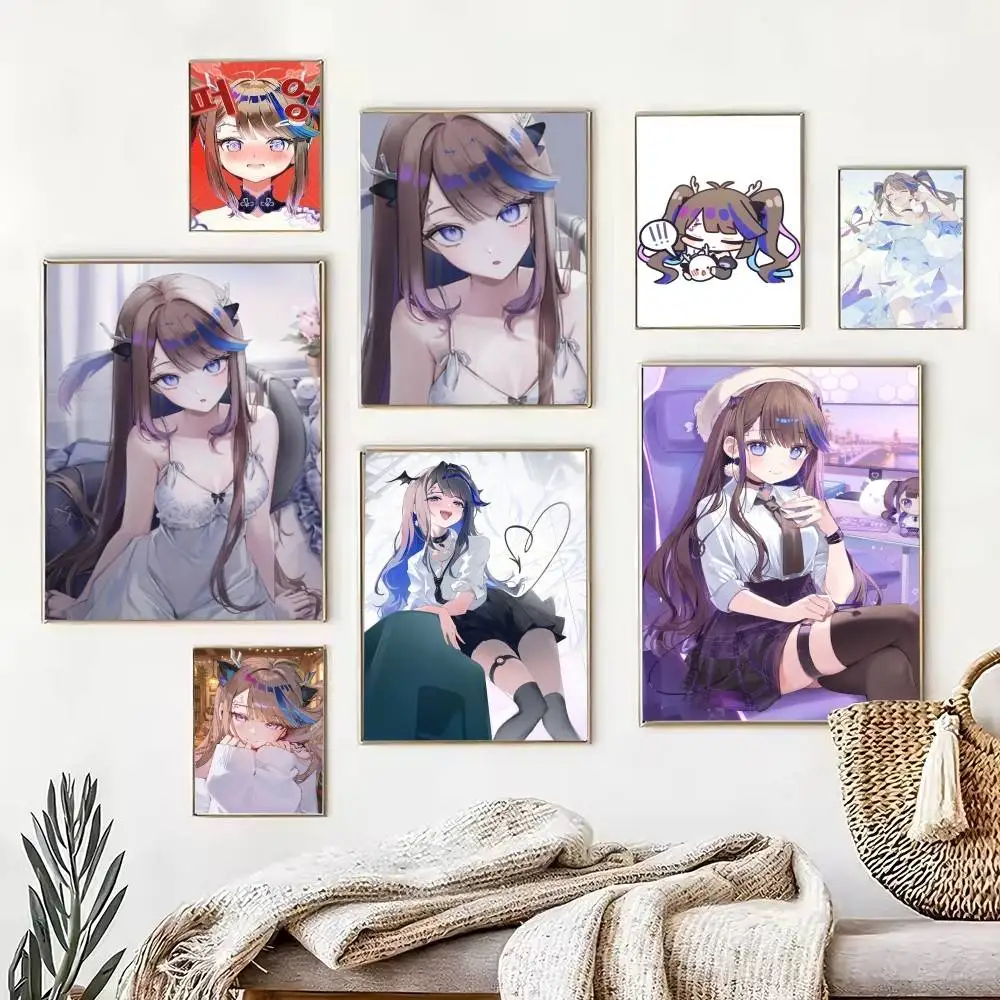 Airi Kanna Poster High Quality Dorm Living Room Aesthetic Wall Decoration Painting Stickers Gift