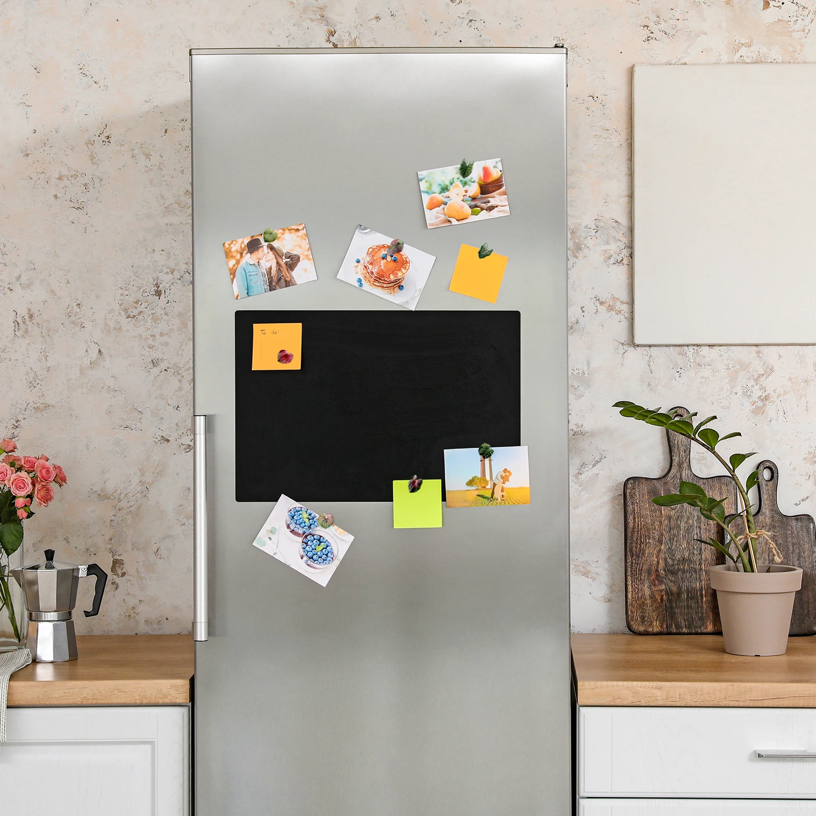 8 Pcs Leaf Refrigerator Magnets - Creative Simulation Plant Leaf Refrigerator Magnets for Home and Office Whiteboard Decoration