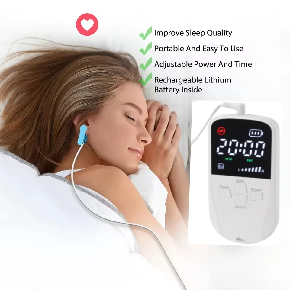 Insomnia Anxiety Depression Treatment Portable Physiotherapy Devices CES Brain Stimulator Help Cannot Sleep Well Sleep Problem