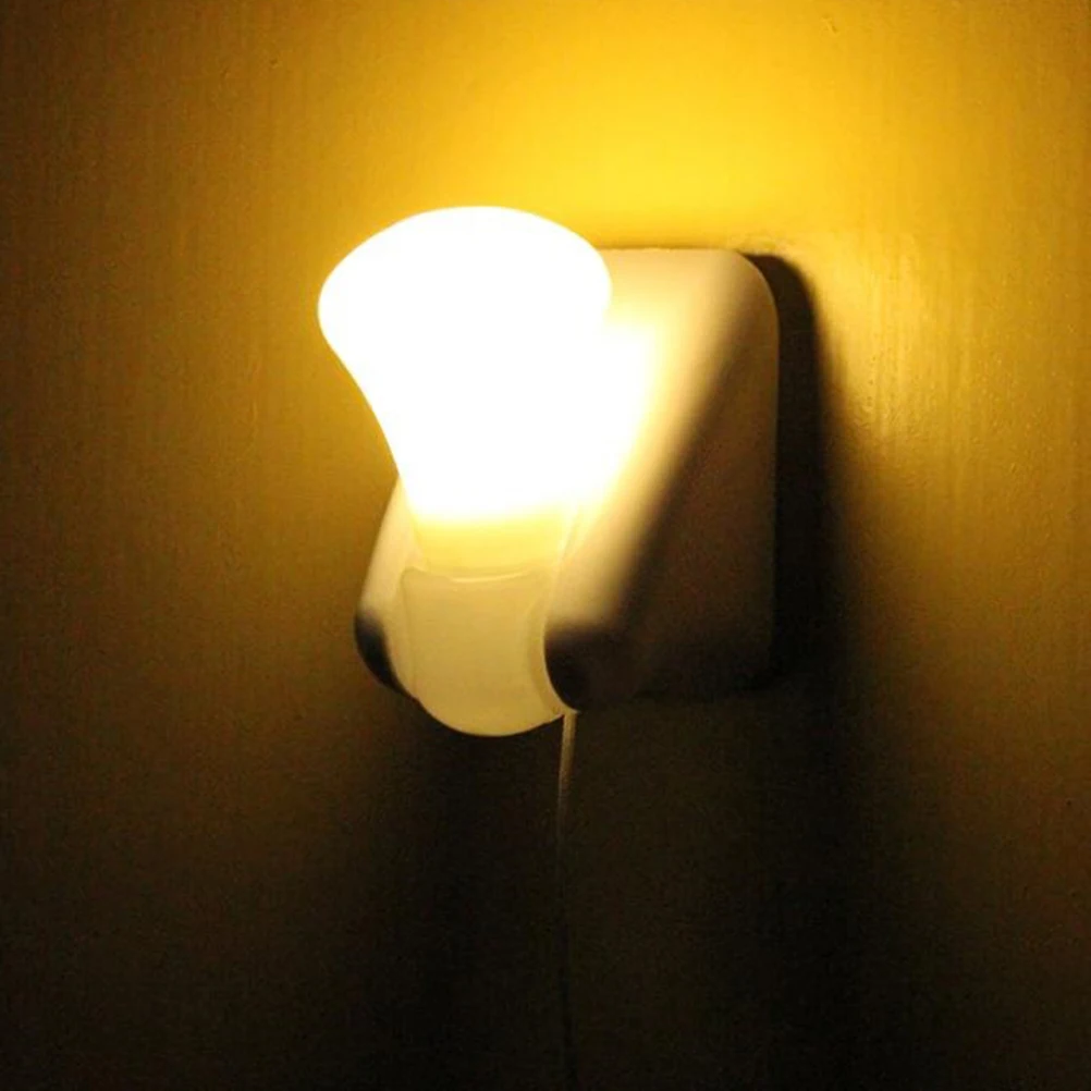 

Led Night Lights 3 Beads Powered Closet Drawer Wardrobe Hall Emergency Lighting Home Bedside Lamp Decor White