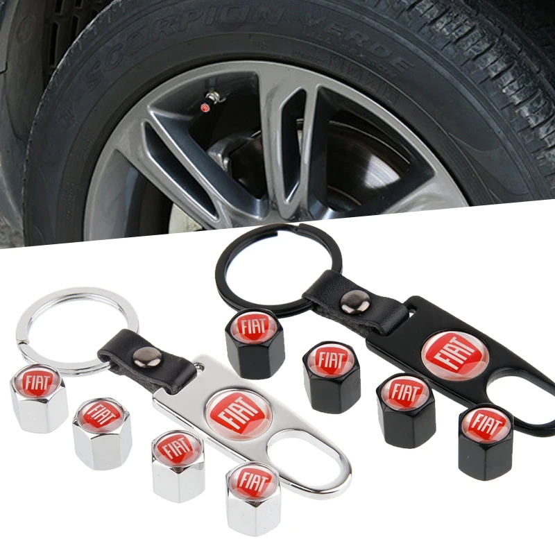 

Car Styling Wheel Tire Valve Cover Stem Caps for Fiat Logo Doblo Tipo Ducato 600 124 Spider 500x Stilo Uno Freemont Palio Siena