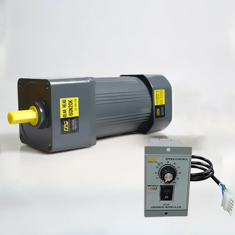 Imagem -04 - com Regulador de Velocidade Velocidade Ajustável Alto Torque Motor Assíncrono Eixo de Saída 15 mm 120w 110v 5ik120rgn-af