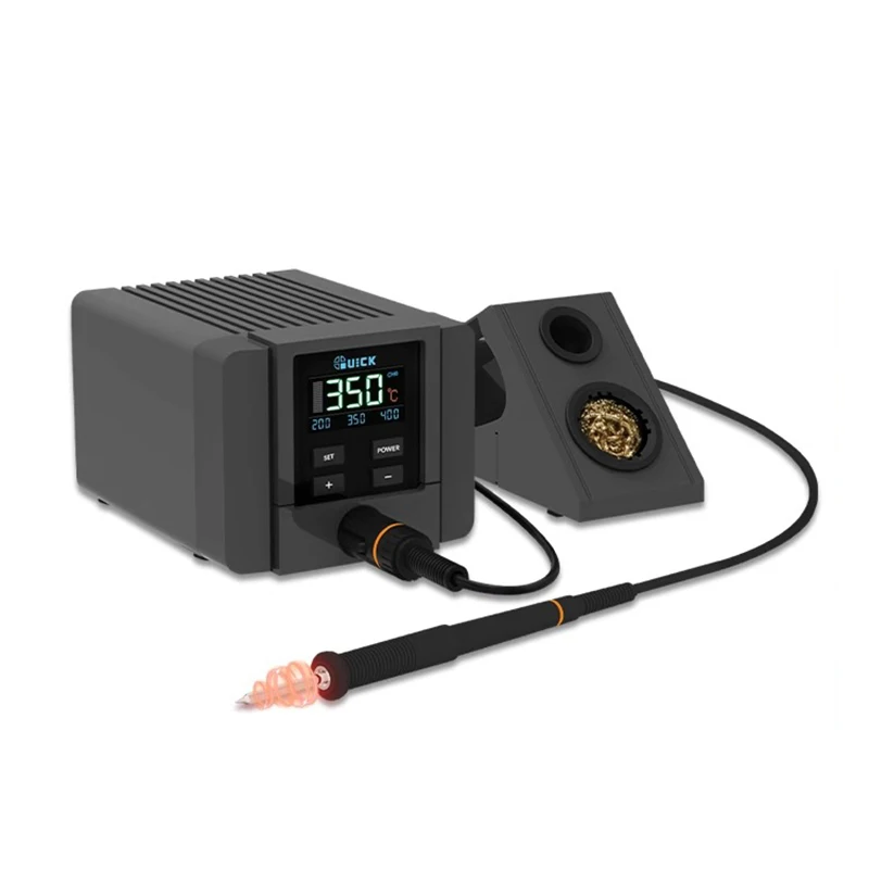 

Original Quick TS11 90W High power digital soldering station Intelligent sleep precision Welding station With 3 soldering tips