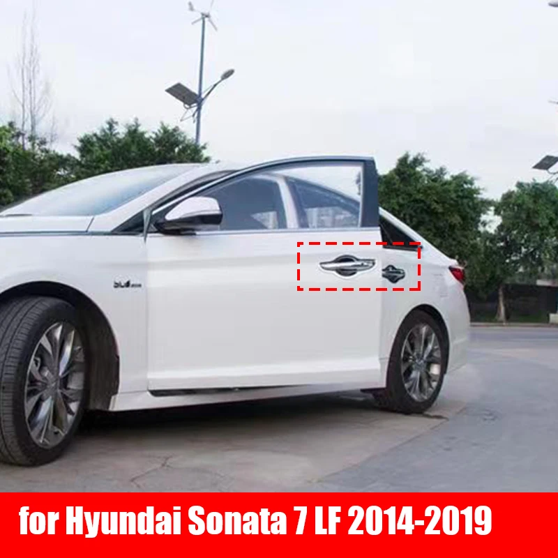 For Hyundai Sonata 7 LF 2014 2015 2016 2019 Door Handle ABS Cover Protection Cover 9th Generation Sonata Automotive Accessories