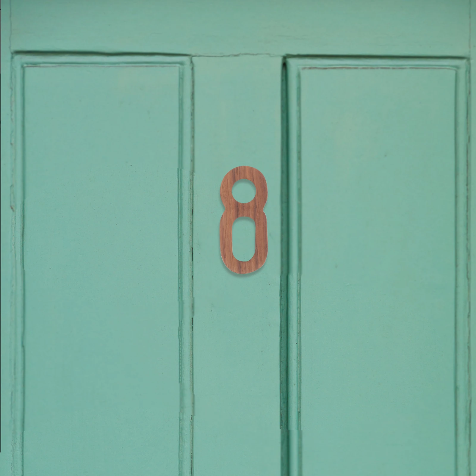 

Wooden House Number Oversized 3D Solid Design Outdoor Address Marker For Mailbox Front Door Exterior Wall Decoration