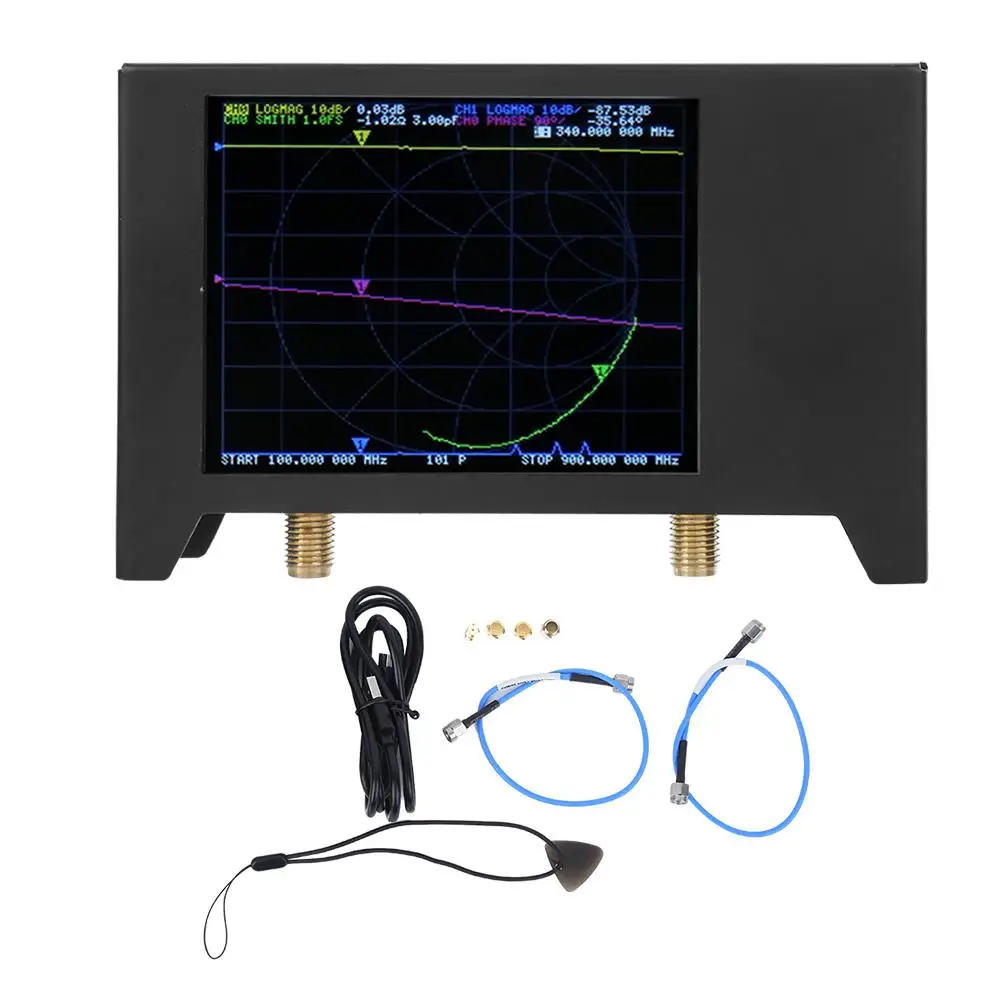 50KHz-3GHz Antenna Analyzer Tool with 2.8in Screen & Case - NanoVNA V2 SAA2 High Quality