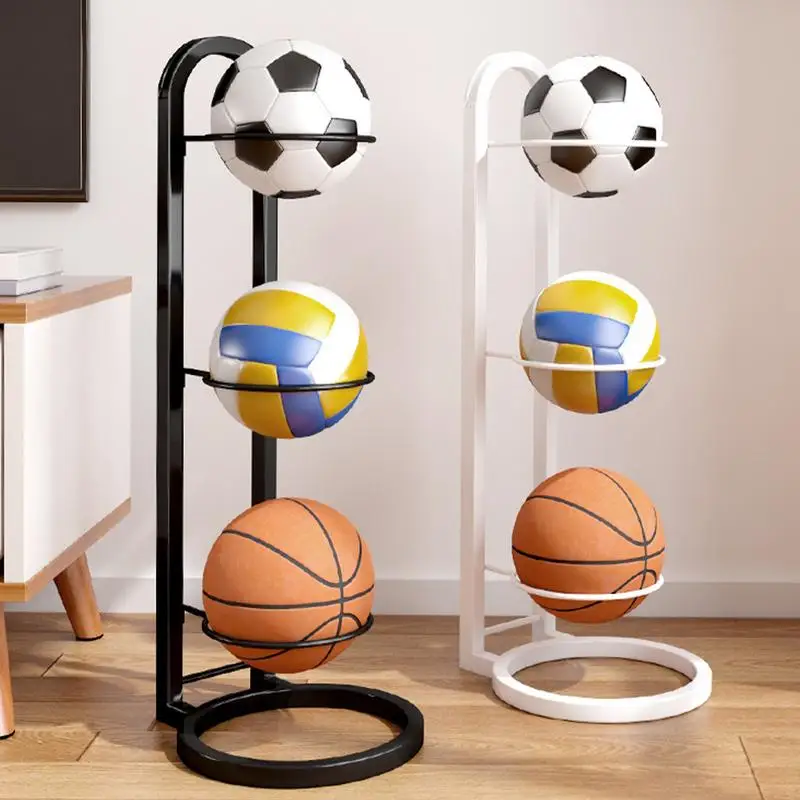 

Indoor Children Basketball Storage Rack Put Ball Football Storage Basket Placed Rack Kindergarten Volleyball Stand Holder Space