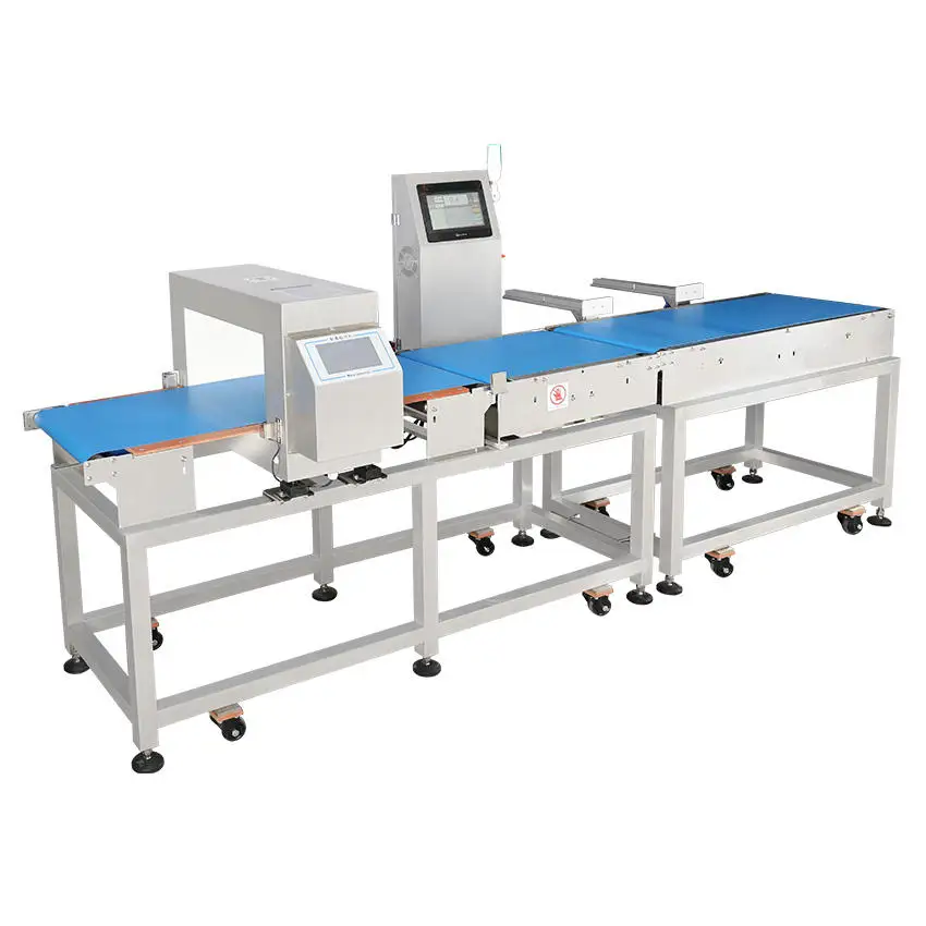 Check Weigher and Metal Detector Combination Metal Detector Weight Scale Machine