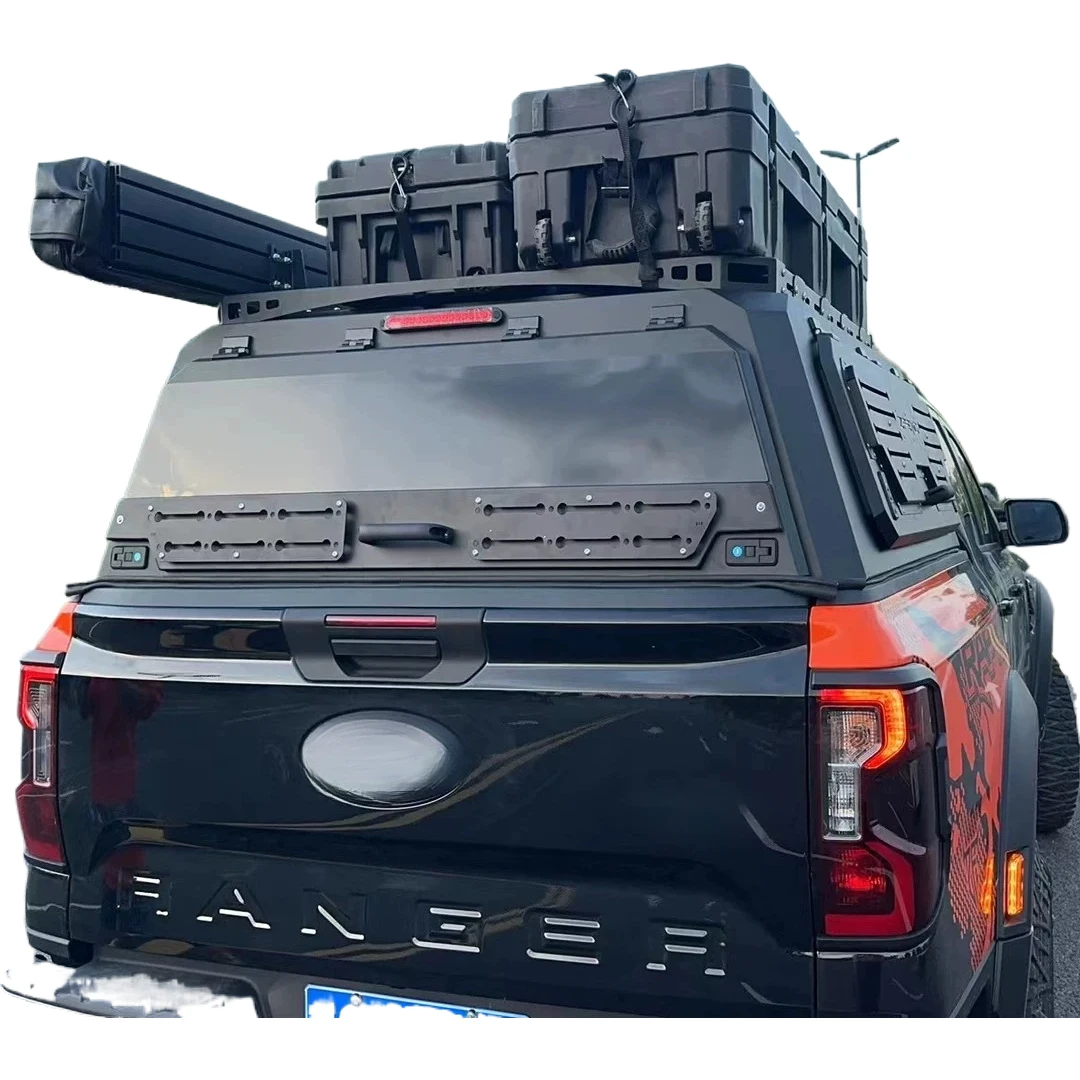 

Aluminium Tonneau Cover Hardtop Canopy for Ford F150 Ranger Ram 1500 Retractable Folding Slide Camper Truck Topper Canopy Pickup