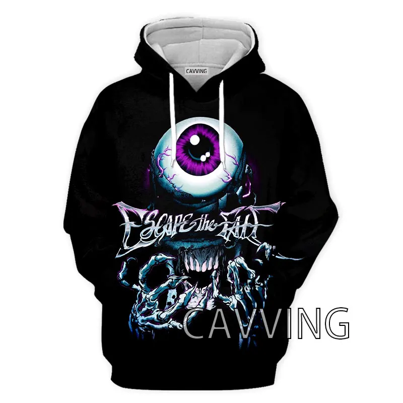 

New Fashion Women/Men's 3D Print Escape The Fate Rock Hoodies Hooded Sweatshirts Harajuku Hoodie Sweatshirts Tops Clothing