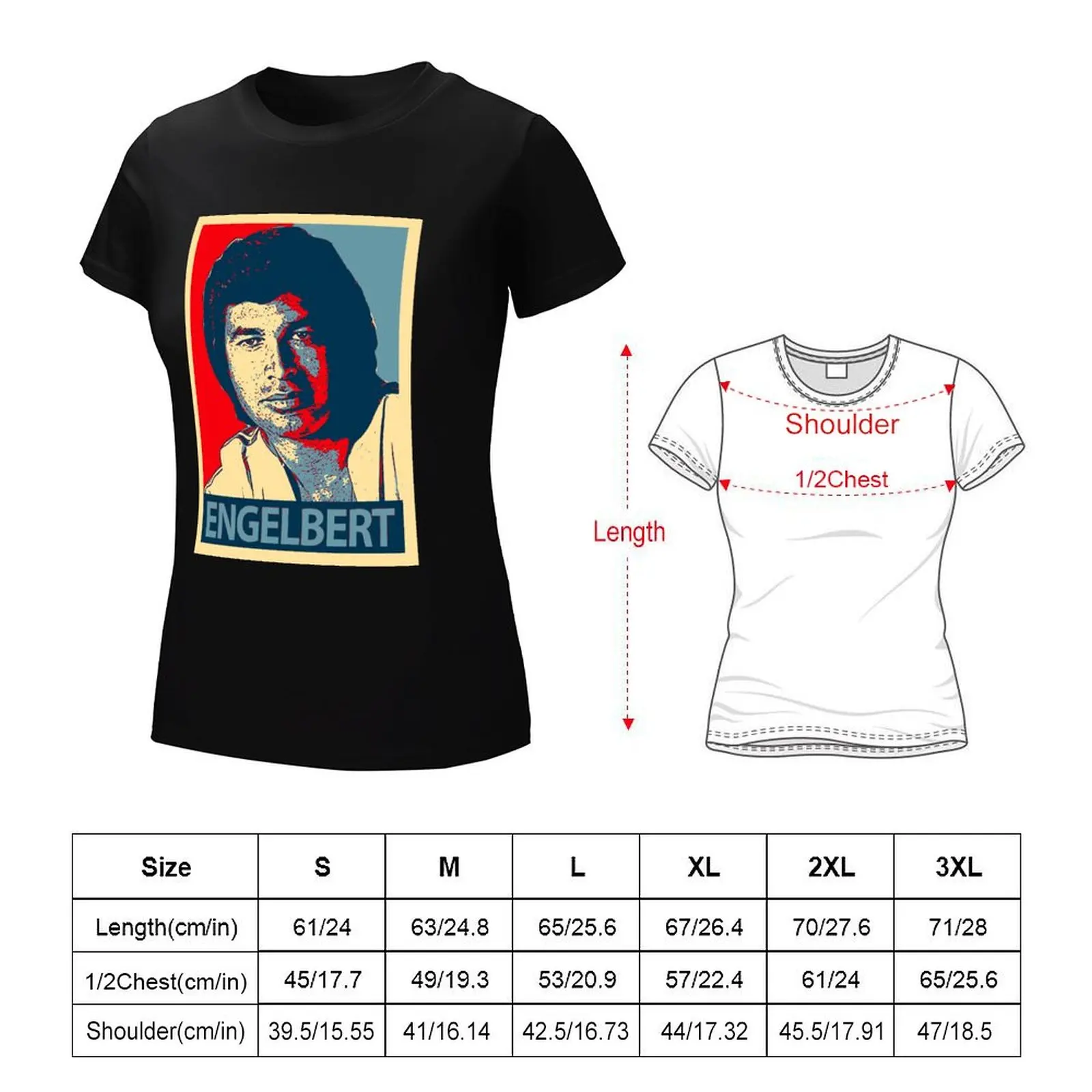 engelbert humperdinck T-Shirt sports fans kawaii clothes t-shirt dress for Women long