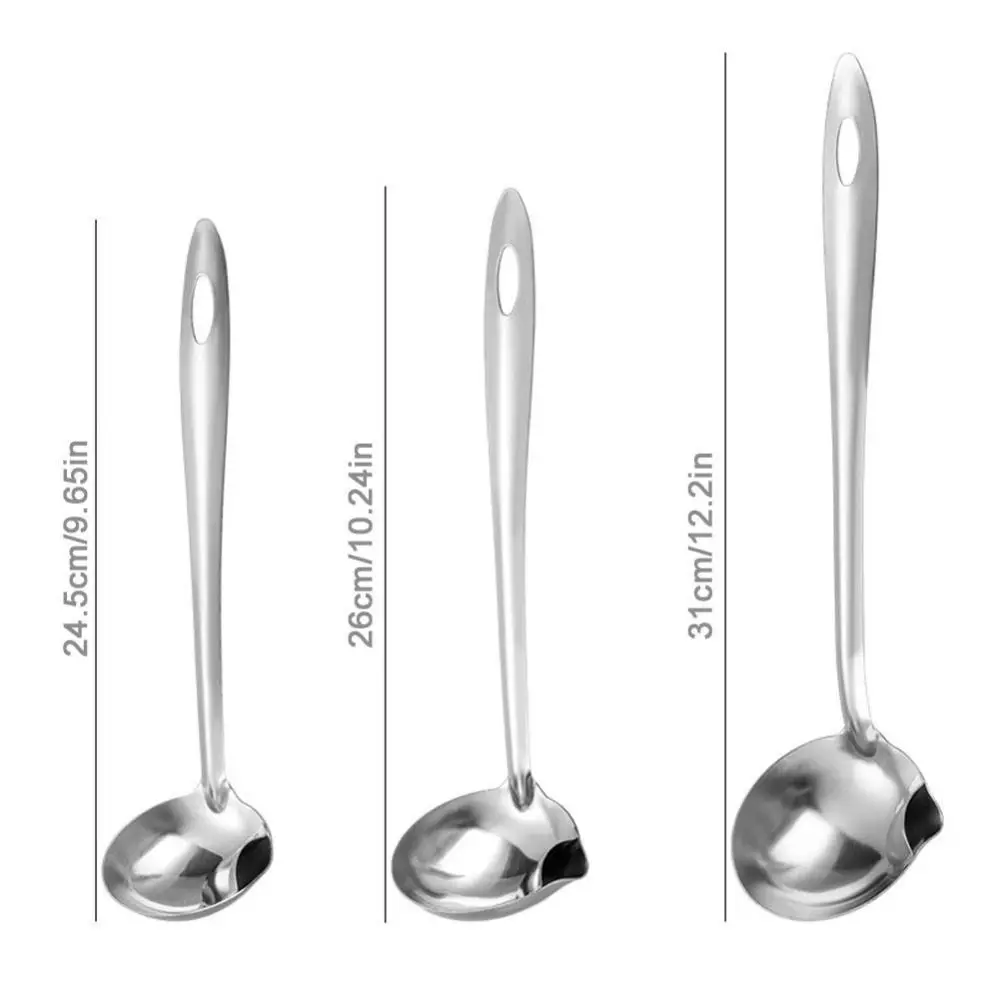 Oil Soup Separate Spoon Colander Strainer Stainless Oil Ladl| Filter Leaking Spoon Soup Ladle Kitchen Tools view 6