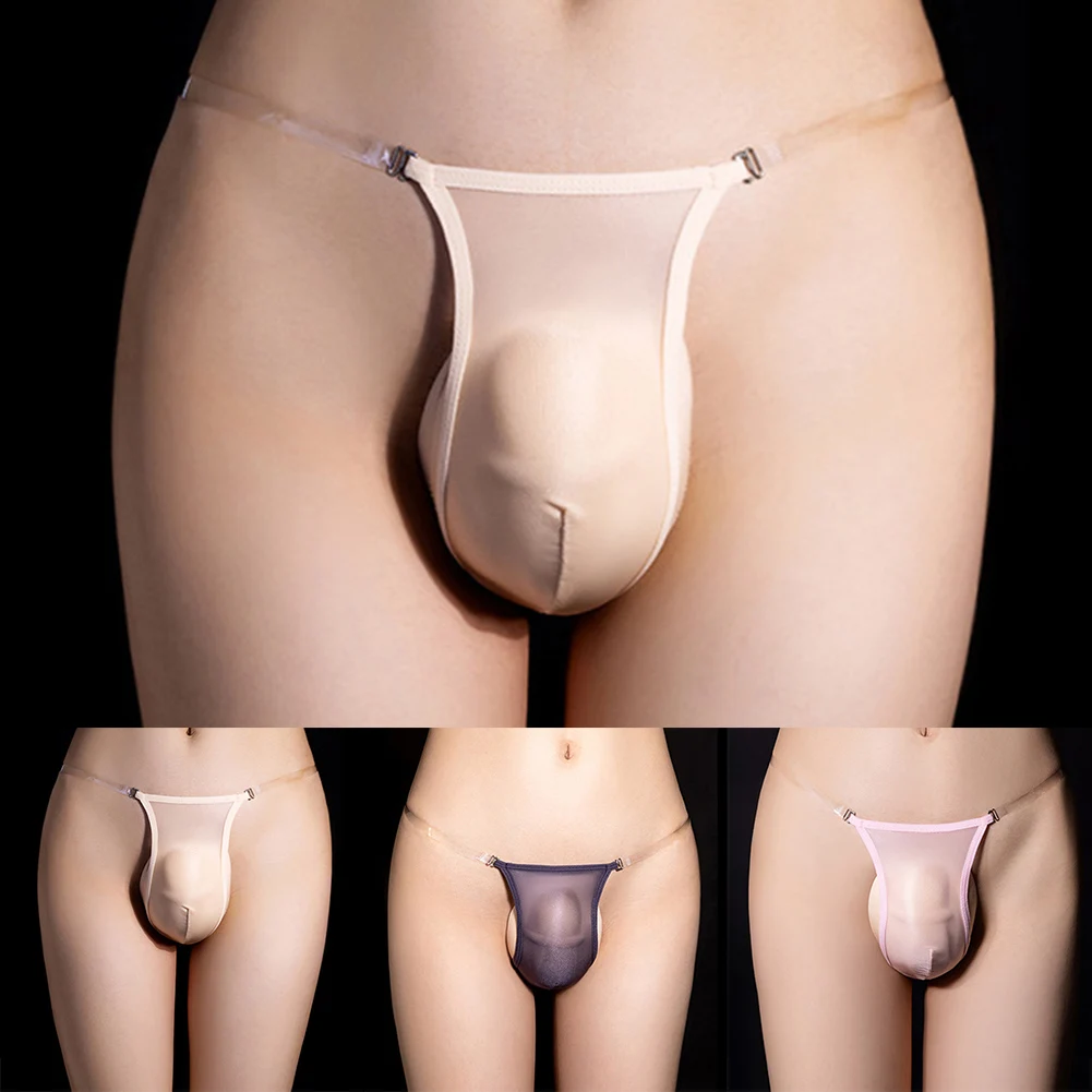 

Men's See-Through Oil Shiny Briefs - Glossy Thongs & Underwear, Sultry Lingerie