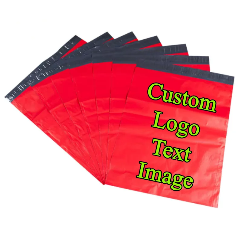 Paquete De 100 Sobres De Poliéster Rojos/Naranjas Con Adhesivo, Bolsas Para Envíos, Impresión De Logotipo Personalizado, Para Camisetas, Guantes, Regalos, Cajas De Zapatos, Bolsas De Embalaje Para Regalos — -64%, 21.52€ Coupon, from 11.59€ – 64% descuento – €11.59