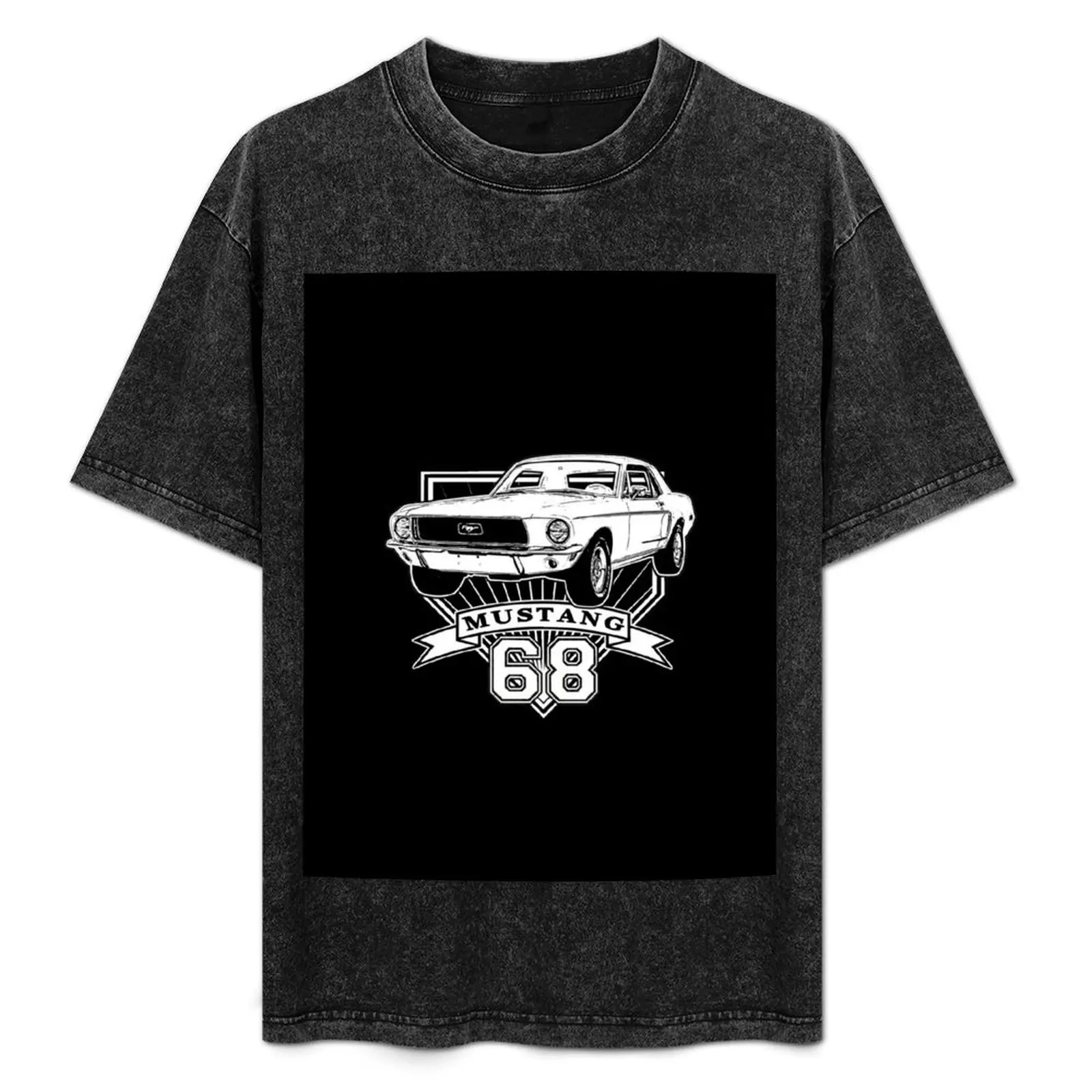 

68 Mustang Coupe T-Shirt football t shirt T-shirts man summer clothes hippie clothes t shirts for men cotton