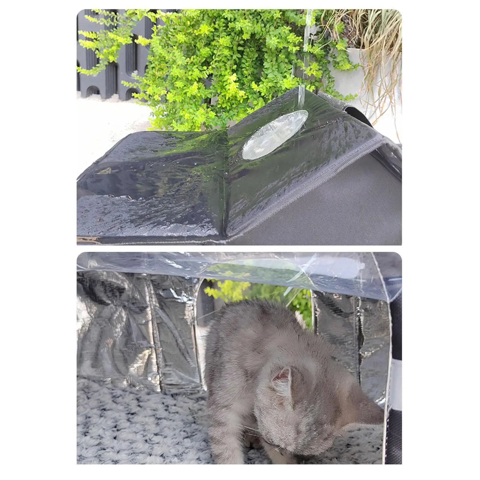 Caseta refugio para gatos – Aislada para exterior y acampada - imagen 4