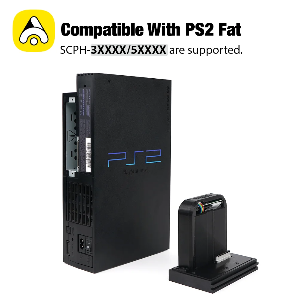 Сетевой адаптер Apexneer GameStar EasyHDD для 2,5-дюймовых SATA HDD/SSD жестких дисков для игровой консоли PS2 Fat (SCPH-3XXXX/5XXXX)