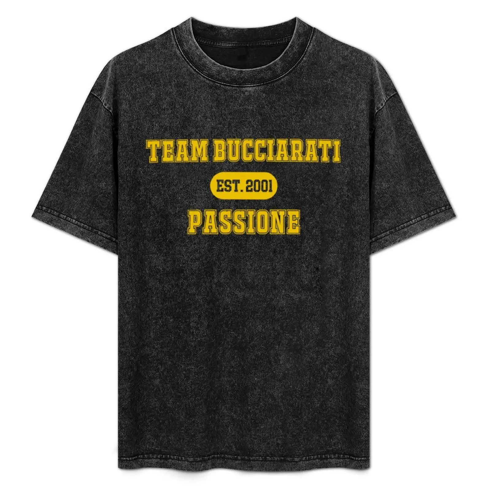 

Team Bucciarati Passione Giorno Giovanna T-Shirt Basic Plain Short Sleeve Crew Neck Tee