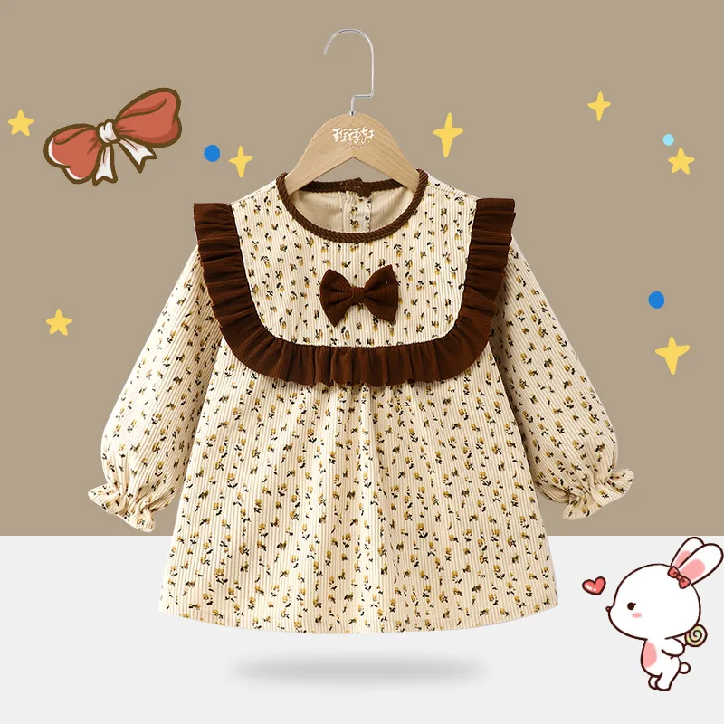 Camicetta per bambini autunno e inverno Bavaglini per bambini a maniche lunghe per ragazze Impermeabili e antimacchia