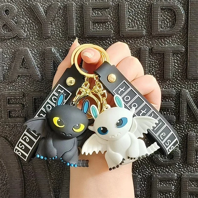 Toothless Dragon Keychain, 3D Sports Keychain, Phone Keychain Accessories, Men's and Women's Backpack Accessories Birthday Gifts