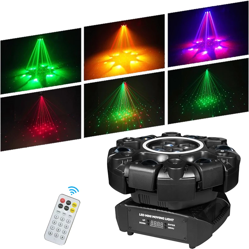 

Светодиодный луч DMX, лазерный стробоскоп, движущаяся головка, беспроводной пульт дистанционного управления, сценические эффекты, освещение, DJ-оборудование, рождественская вечеринка, дискотека, огни