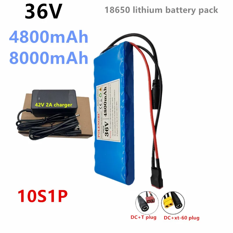 

36V 10s1p Lithium Battery Pack High Capacity Rechargeable for E-Bike Scooter
