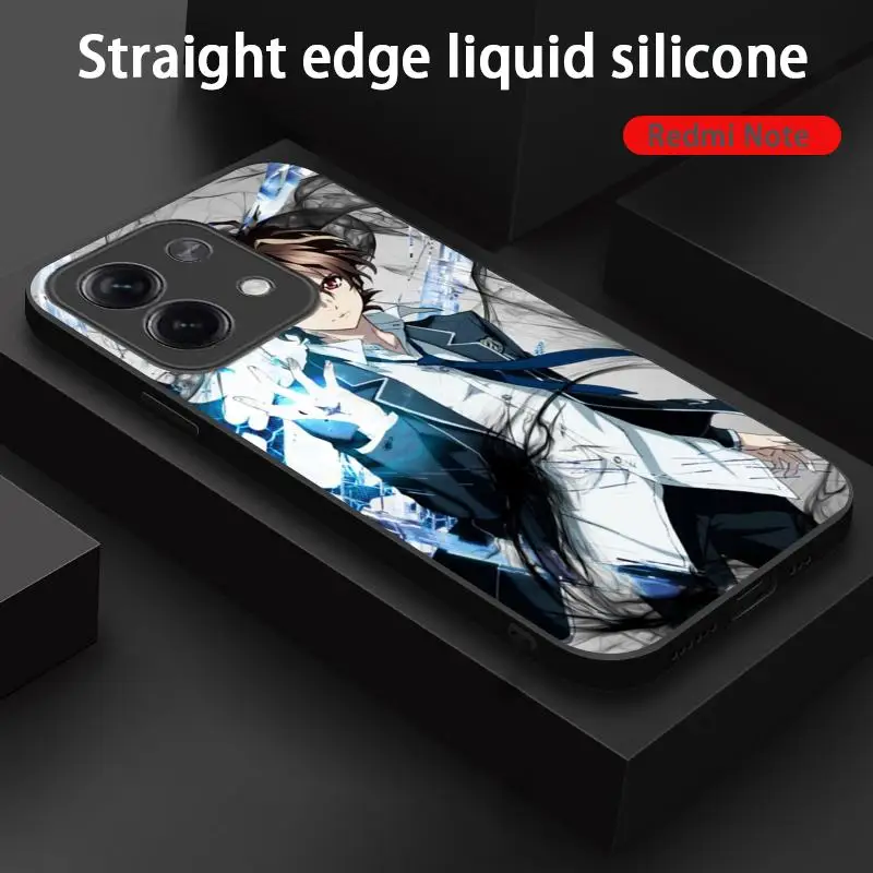 Hot Blood Yuzuriha design Phone Case For Xiaomi Redmi Note 13,12,11, 10 Pro Plus S,  5G, 12S, Soft Black Phone Cover