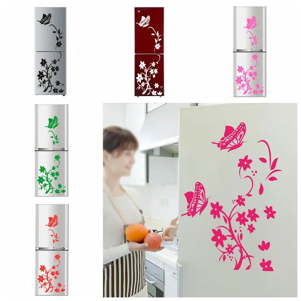 Wall Mural DIY Butterfly Rattan Sticker Butterfly Carved Butterfly Refrigerator Sticker Rattan Self-adhesive Cabinet