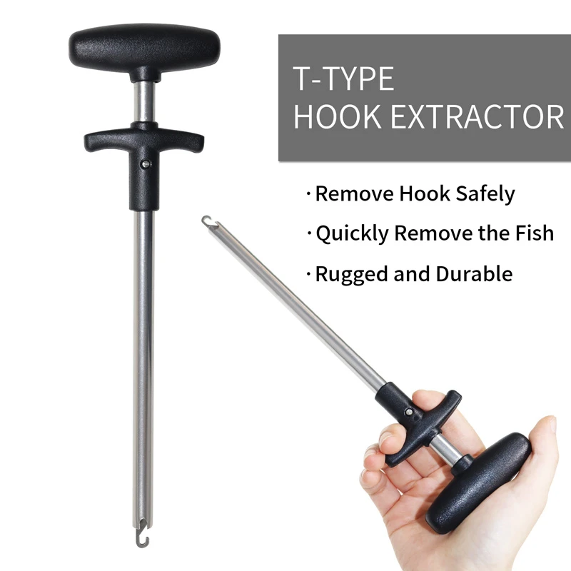 Extractor de anzuelos tipo T ZYZHE – Aluminio desenganche profundo - imagen 2