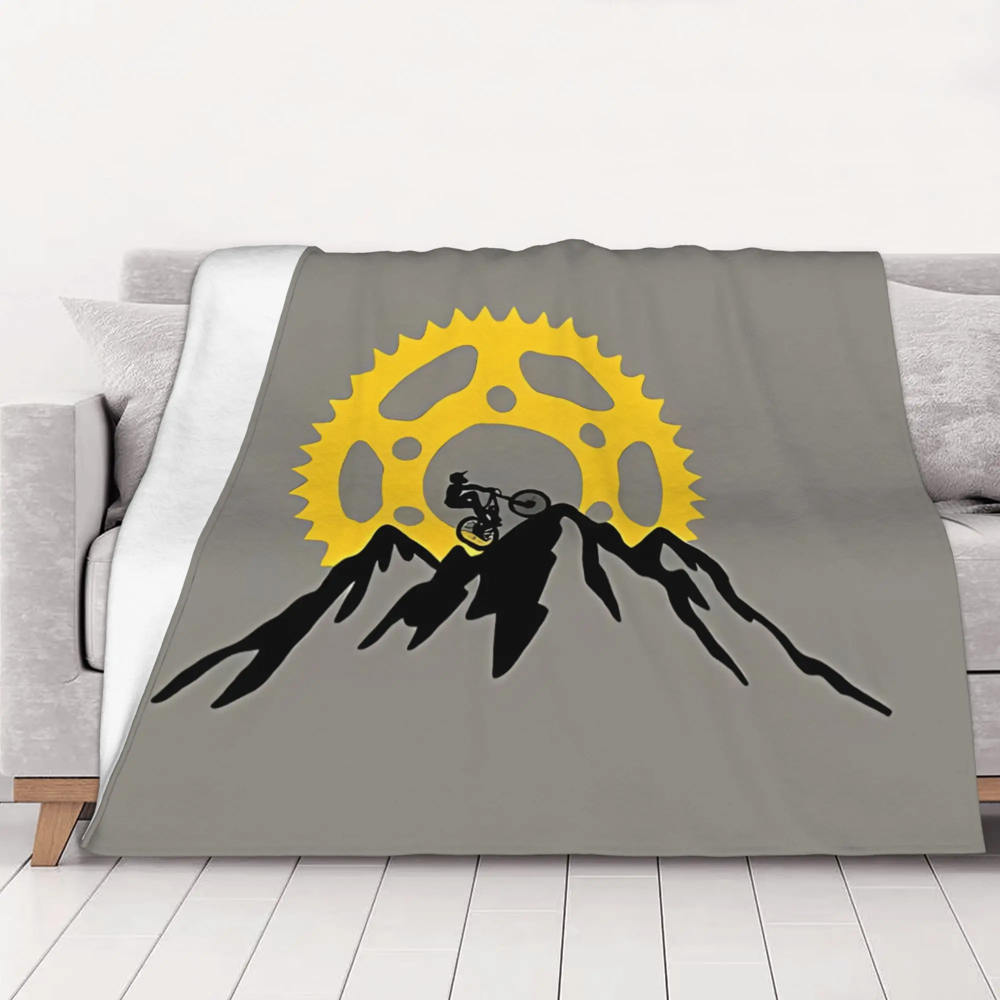1PC home Cute Room Decor Really Good Ebikes Co Fearless Blanket Throw Blanket Mountain Bike MTB Novelty Warm Blanket All Season