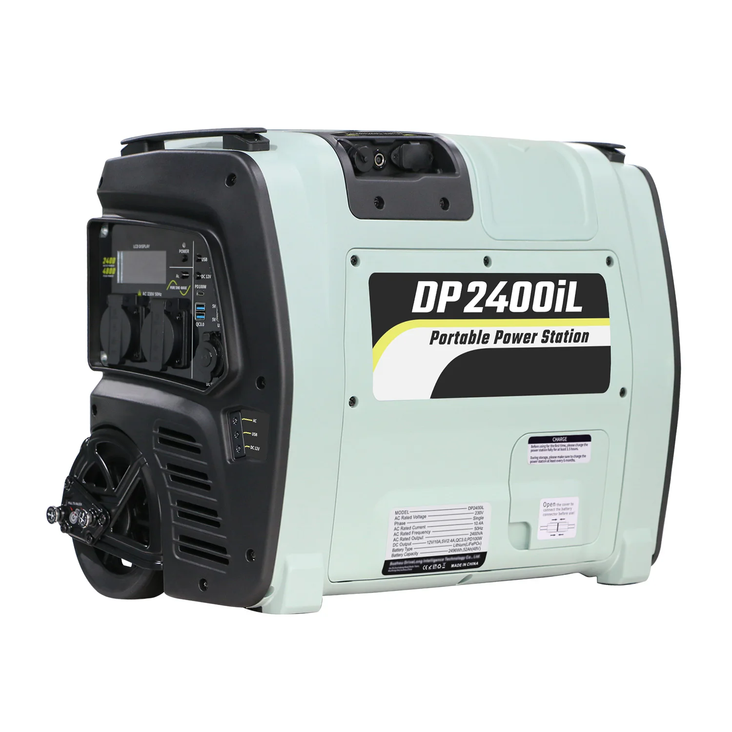 

2400 Watts Portable Power Station Emergency Lifepo4 Starting Solar Panel Car MPPT Controller-Portable Lifepo4 2400W Supply