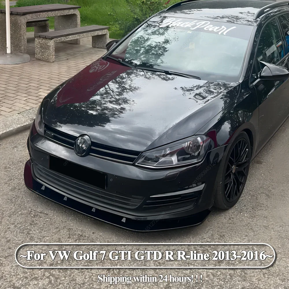 

Передний бампер, спойлер, сплиттер, диффузор, защитная крышка для VW Volkswagen Golf 7 GTI GTD R Rline 2013-2016, комплекты кузова, тюнинг