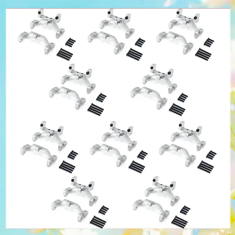 

Hot Sale 10X For MN D90 D91 D96 MN99S Metal Pull Rod Base Seat & Axle Up Servo Bracket Mount Accessories,Silver