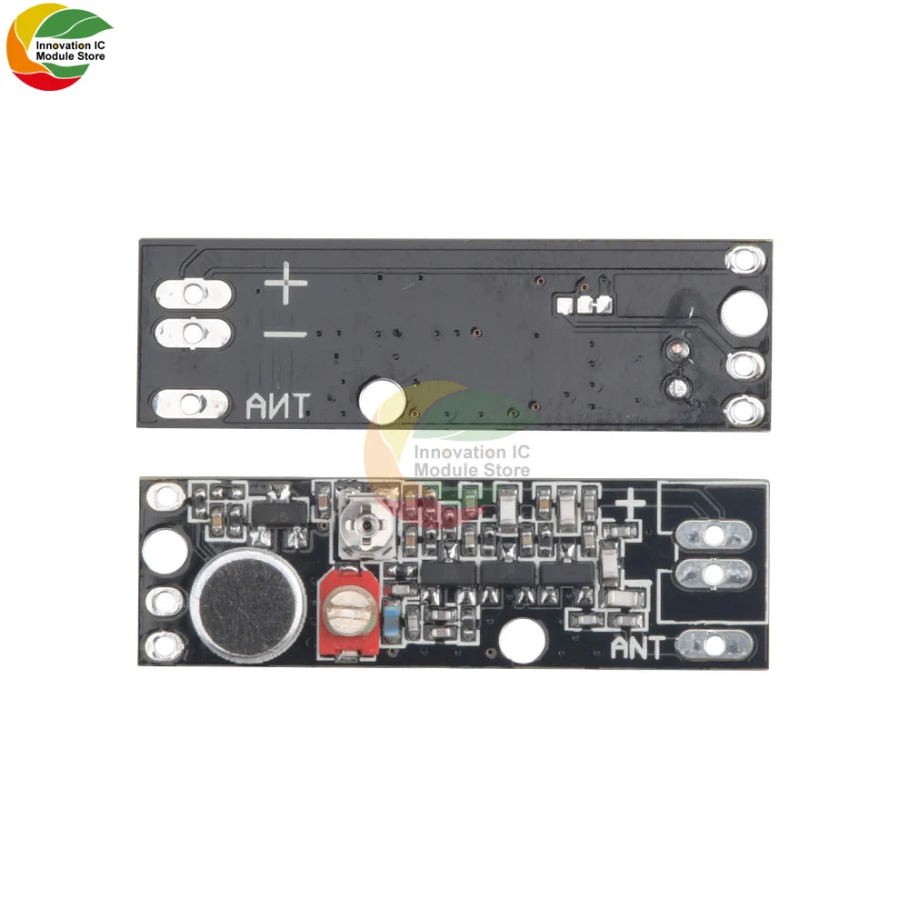 ZIQQUCU nadajnik FM 1W wysoka wrażliwość nadajnik płytka radiowa moduł mikrofonu bezprzewodowego wzmacniacz PCB