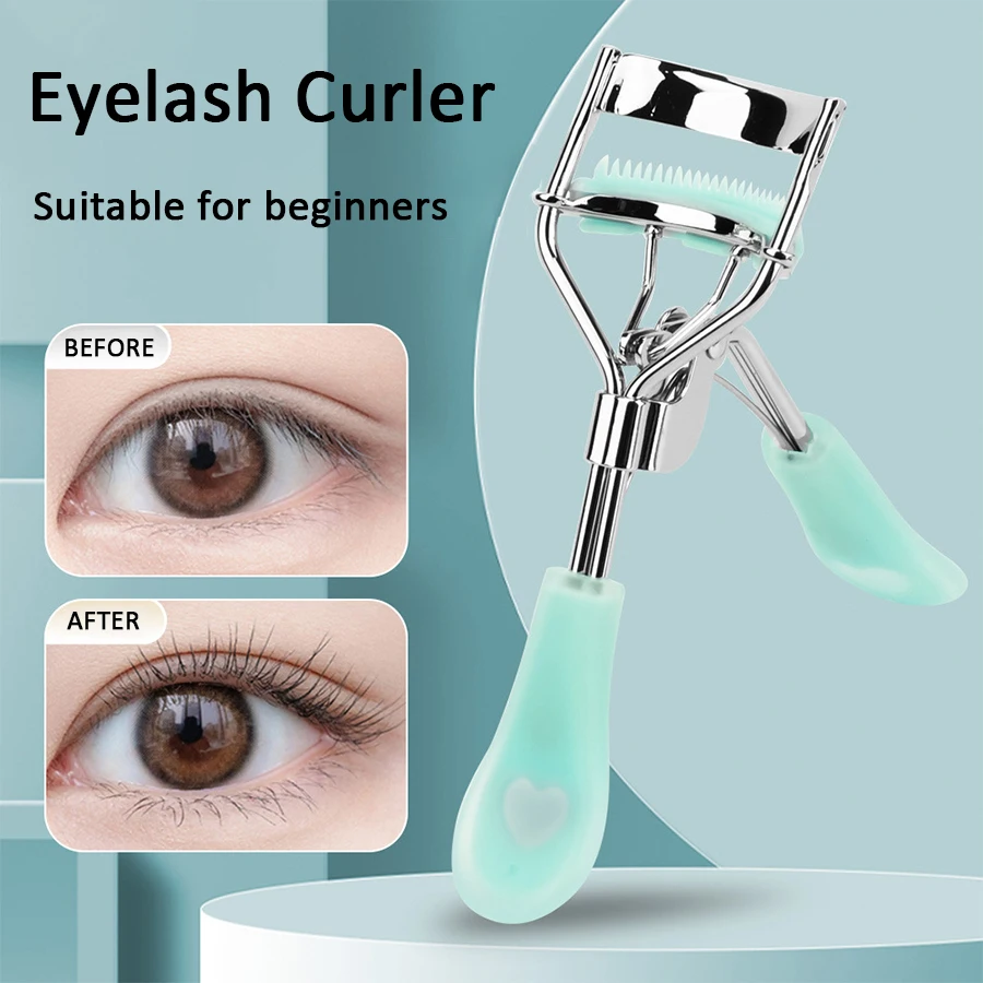 Eyelash Curler with Built in Comb Eye Lash Curler Lash Tool with Brush Eyelash Curler Partial Makeup Curler Makeup Beginner