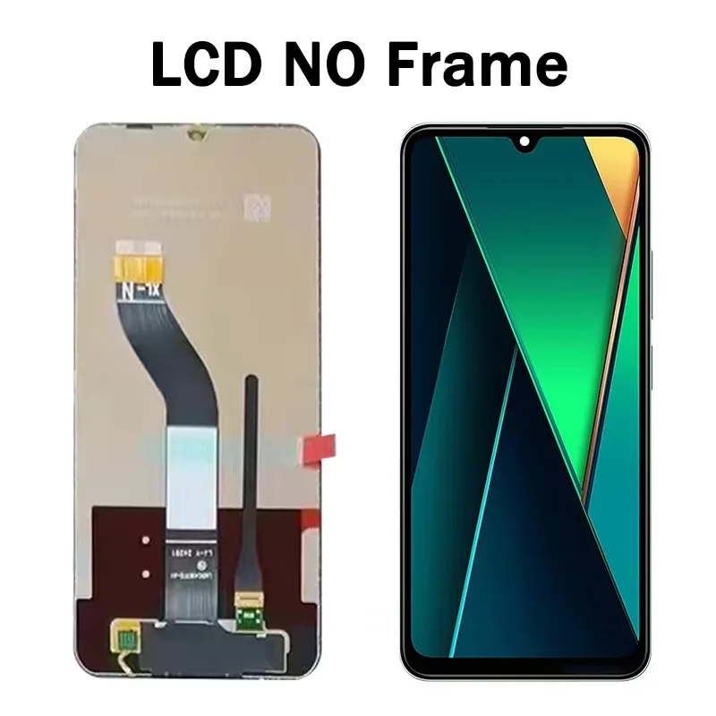 6.88'' AMOLED Wyświetlacz LCD z ekranem dotykowym i digitizerem do Xiaomi Redmi 14C 2411DRN47C / Poco C75 2410FPCC5G - Zamiennik — zdjęcie produktu 5
