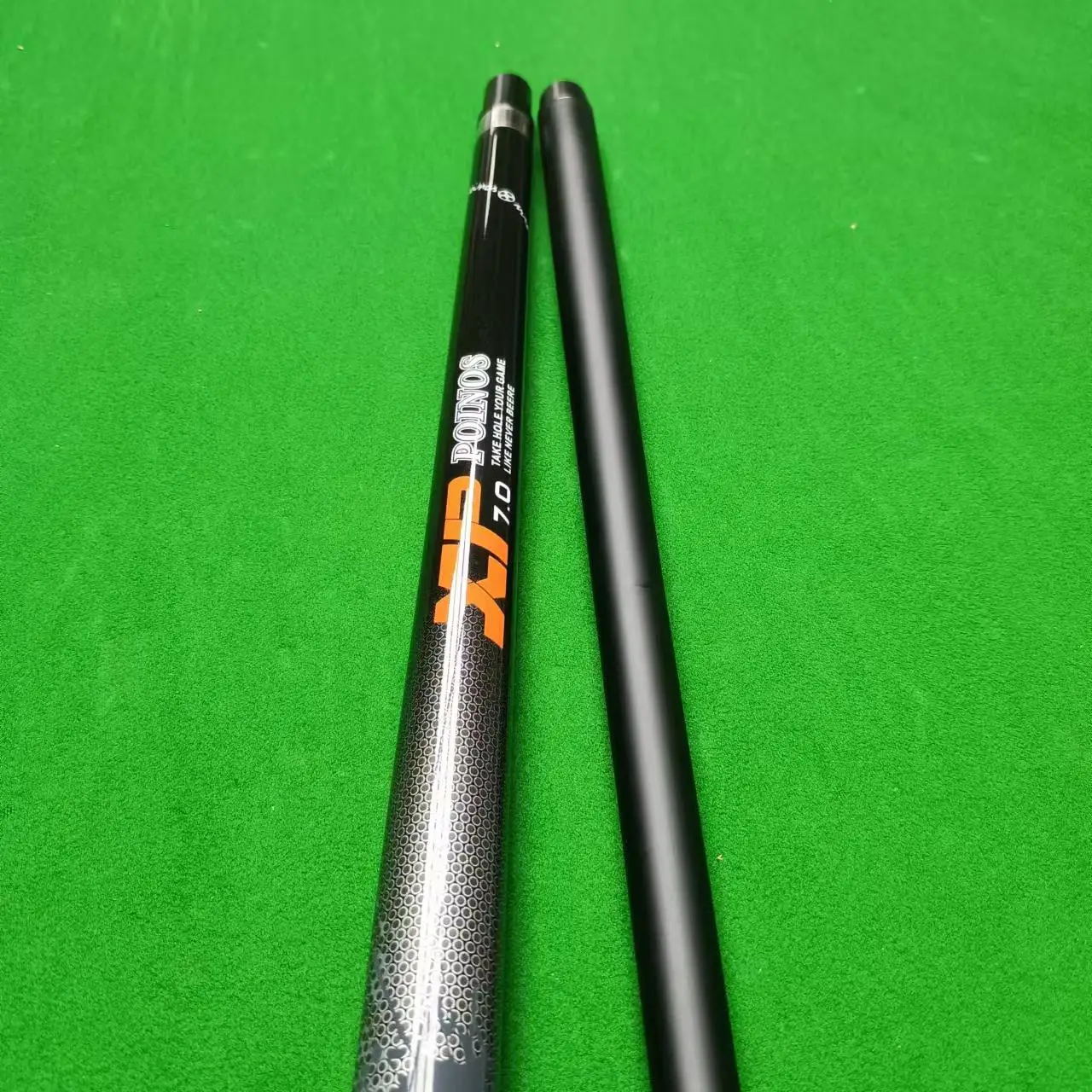 12mm Tip Composite P00l Cue  Non Slip Design with Rainbow Leather Head for American Pool and Enthusiasts