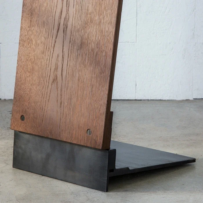 Wooden signboard design bracket display stand L-shaped floor-to-ceiling, outdoor shop signboard