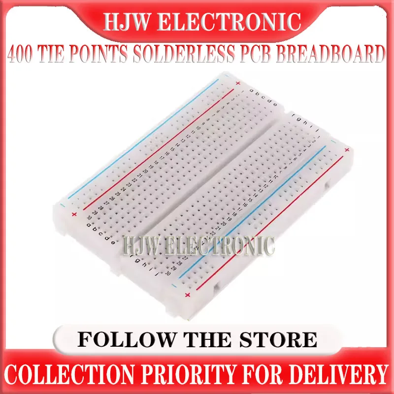 400 Tie Points Solderless PCB Breadboard Mini Universal Test Protoboard DIY Bread Board Bus Test Circuit Board For arduino