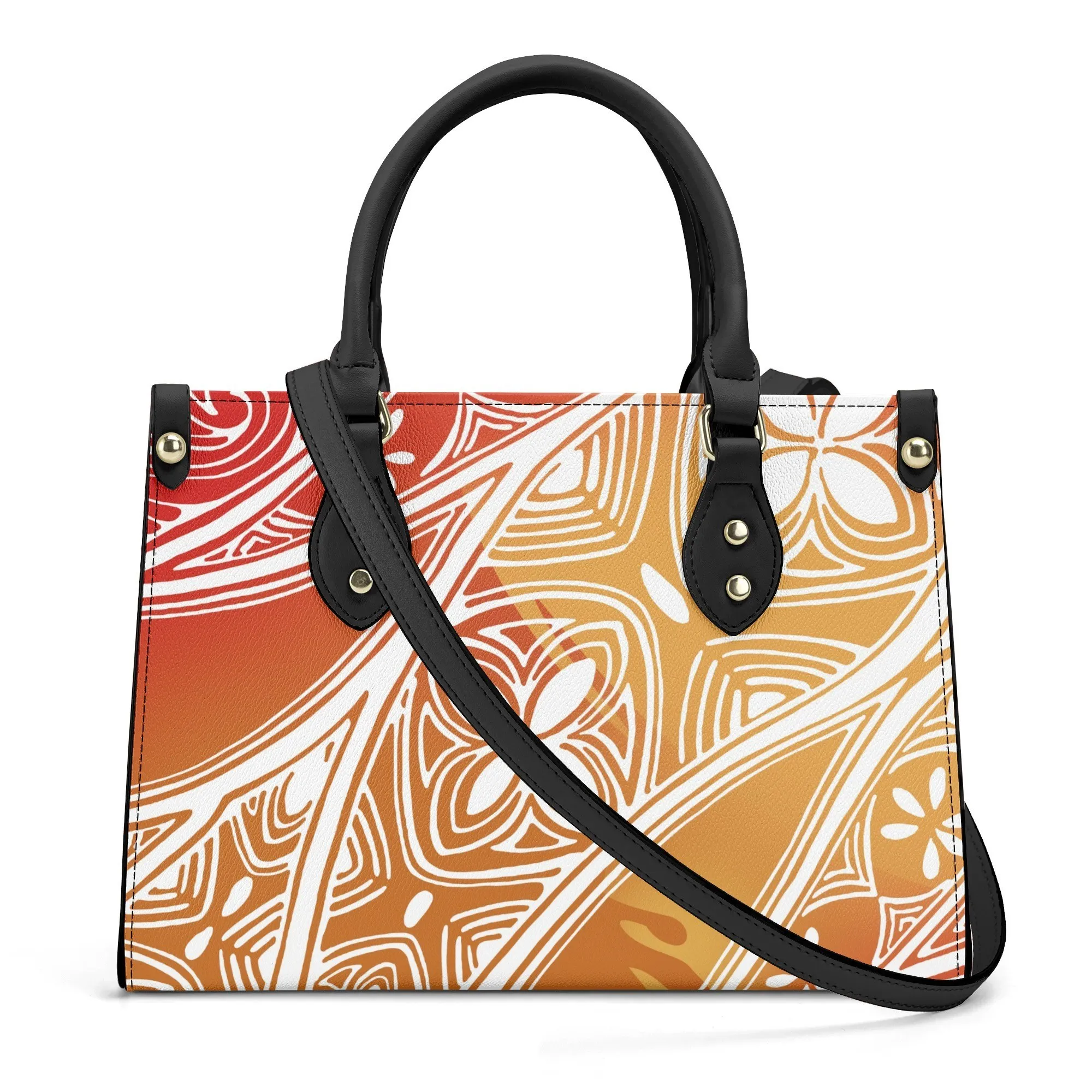 

Pacific Island Tribal Ethnic Fashion Handbag Custom Women's Bag Pattern Crossbody Bag Tote Bag Large Capacity Storage Bag 2025