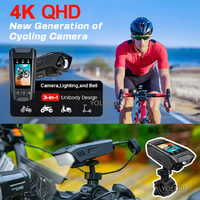 4K 60FPS Action Camera Bike Motorcycle Helmet Camera 1080P Outdoor Sport Cam Multifunction DV WiFi Bicycle Driver Recorder