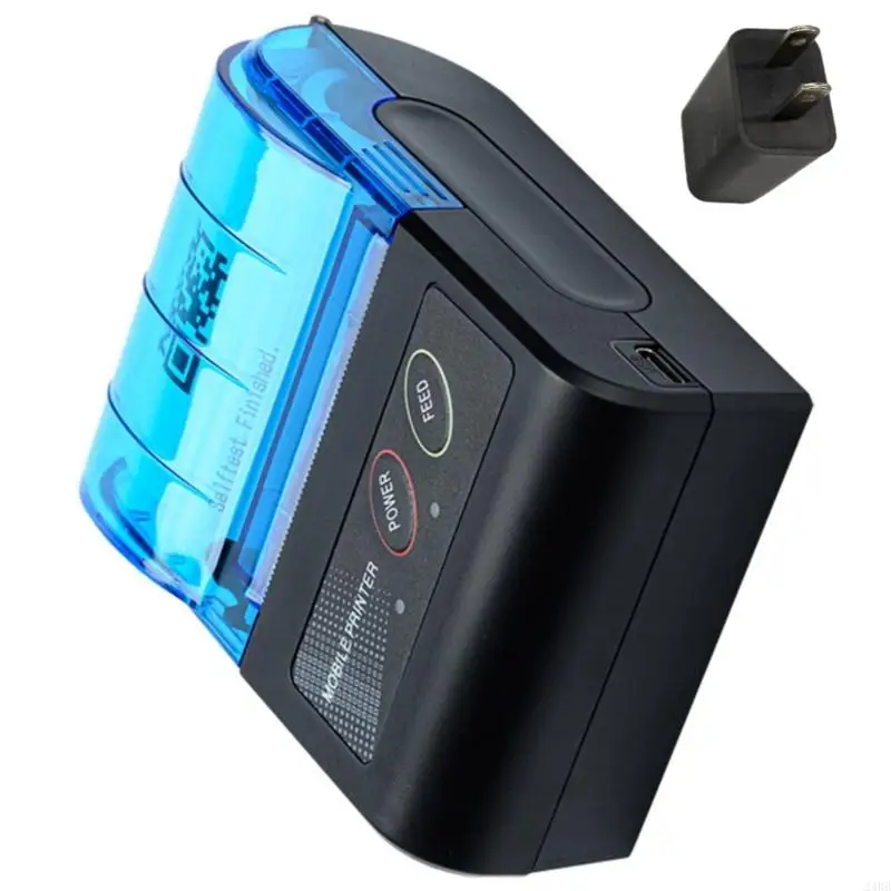 Portable Bluetooth-compatible Thermals Label Printer for Small Business and Warehouse Use 24BB