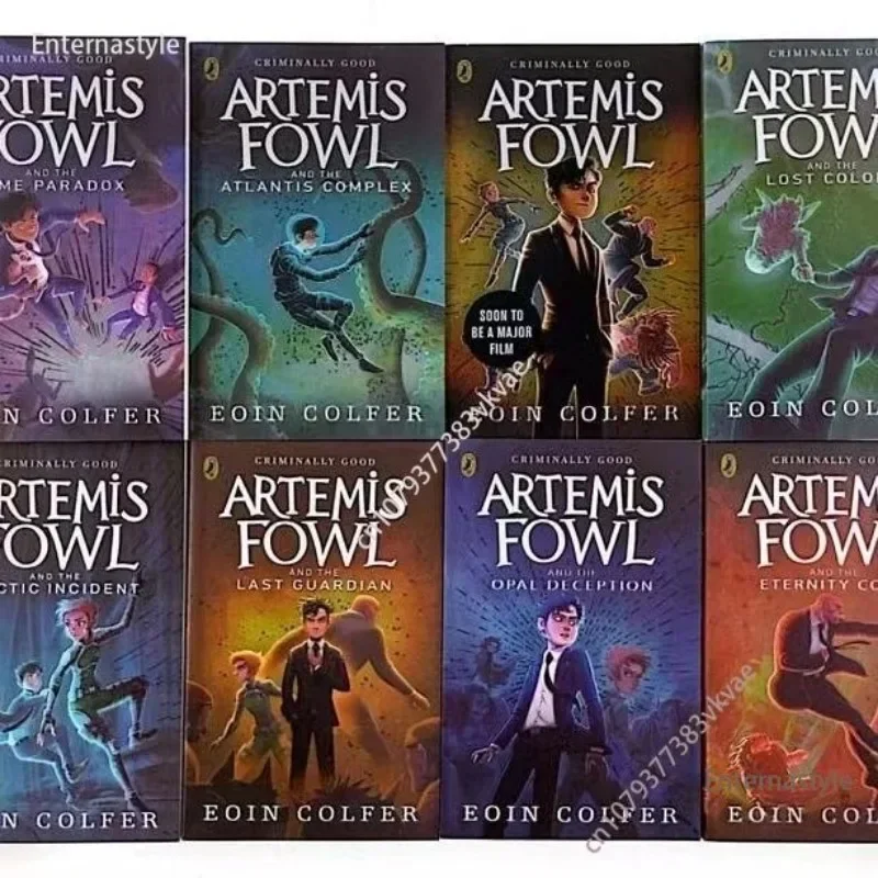 Artemis Fantasy Adventure Series 8 Volumes English Original Novel Artemis Fowl Brand New Version DIFUYA