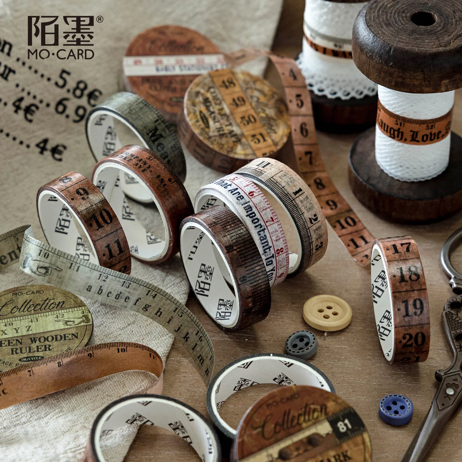 

1pcs/1lot Decorative Adhesive tapes Tape measure collection Scrapbooking DIY Paper Scrapbooking Stickers