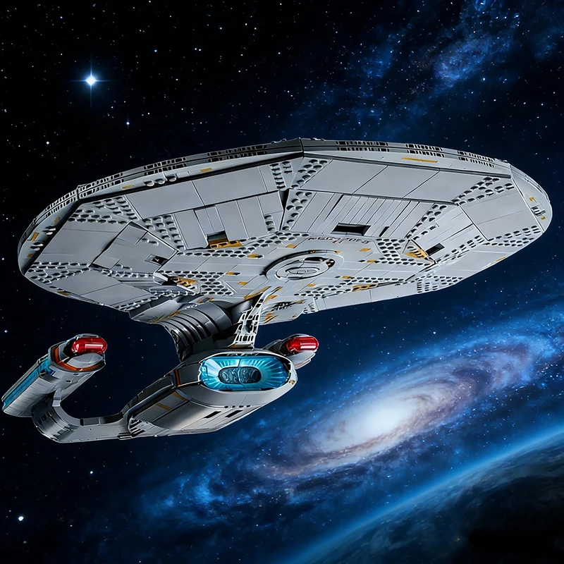 

3600PCS Star trek enterprise Moc 10356 Display Building Blocks Bricks Toy Super Great Ultimate Spacecraft Kids Christmas Gifts